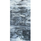 Charcoal Gray & White Streaky Opal (AGC-501-6) - 6" x 12" Sheet