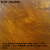 Dark Gold Amber Wispy