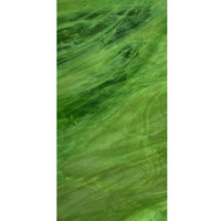 Mixed Green & White Wispy Opal (WO708-6) - 6" x 12" Sheet