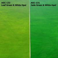 Jade Green & White Opal (AGC-131) - 12" x 12" Sheet