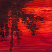 Red & Amber Waterglass (OGT-451-20WF)