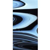 Licorice Swirl Opal Art (OGT-3005-9OAF-6) - 6" x 12" Sheet