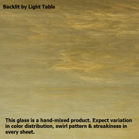 Creamy Beige & White Opal (AGC-258) - 12" x 12" Sheet
