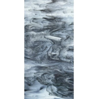 Charcoal Gray & White Streaky Opal (AGC-501-6) - 6" x 12" Sheet