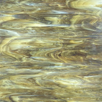 Dark Amber & White Opal (AGC-320) - 12" x 12" Sheet