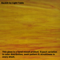 Yellow Streaked with Red Opal (AGC-187) - 12" x 12" Sheet