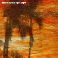 Orange & Clear Streaky Transparent (AGC-542-6) - 6" x 12" Sheet