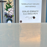 Veiled White Translucent (AGC-551) - 12" x 12" Sheet