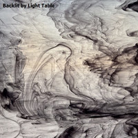 Black & Clear Streaky (AGC-563-6) - 6" x 12" Sheet