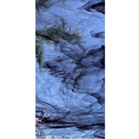 Black & Clear Streaky (AGC-563-6) - 6" x 12" Sheet