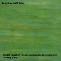 Sea Green & Aqua Blue Opal (AGC-191) - 12" x 12" Sheet