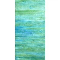 Sea Green & Aqua Blue Opal (AGC-191-6) - 6" x 12" Sheet