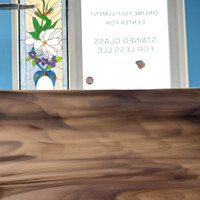 White & Dark Bronze Wispy Opal (OGT-818-56SF)