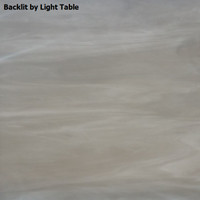 White Swirled with Crystal Opal (51DX-8) - 8" x 12" Sheet