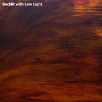 Dark Amber & Medium Amber Streaky (199LL-6) - 6" x 12" Sheet