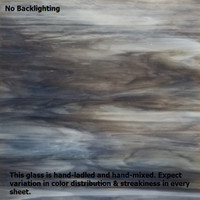 Dark Gray & Brown Stained Glass