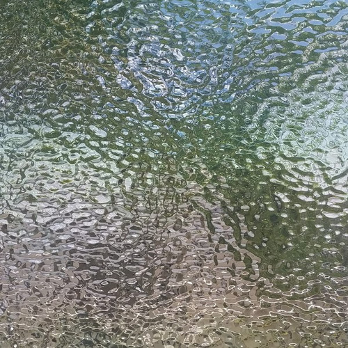 Iridized Hammered Clear (OGT100HIR) Stained Glass For Less