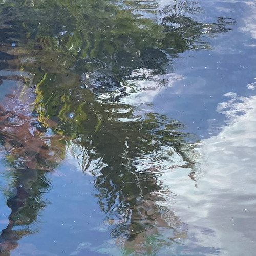 Iridized Clear Waterglass (OGT100WFIR) Stained Glass For Less