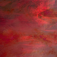 Iridized Dark Red Wispy Opal (WO29-IR) - 12" x 12" Sheet