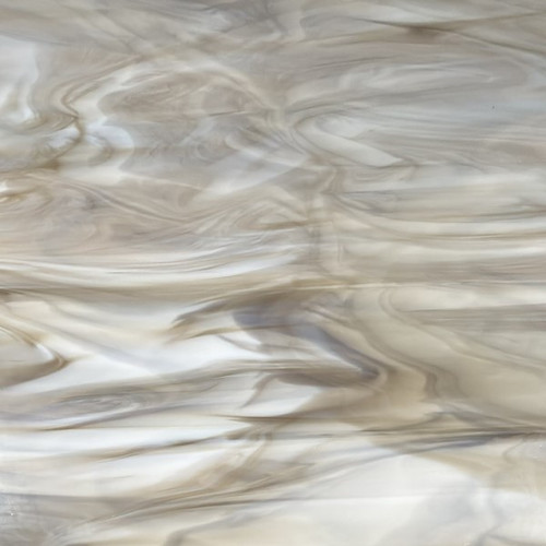 opal様 White & Gray-Taupe Wispy Opal (OGT-818-54SF) | Stained Glass For Less