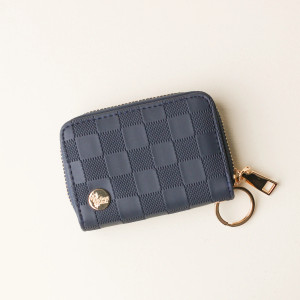 Zip Around Wallet-Navy
