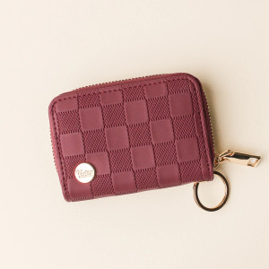 Zip Around Wallet-Plum