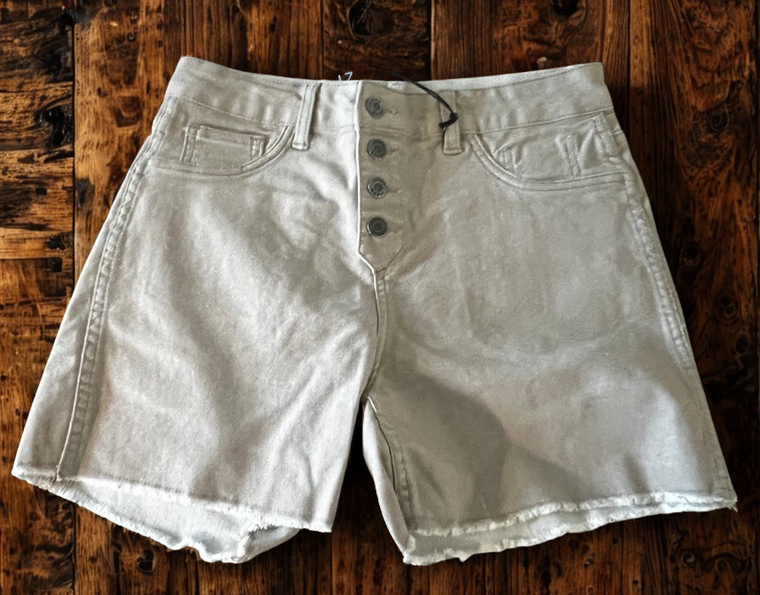 Reversible Shorts Tan and White