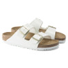 Birkenstock Arizona Patent White 1005294 Double Strap Women's Sandal | newshoes.ie