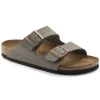 Birkenstock Arizona Stone Birkibuc 151211 Double Strap Men's Sandal | newshoes.ie