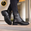 Remonte D8670-01 Black Stud Boot With Side Zip | newshoes.ie