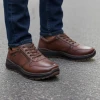 G Comfort R-1282 Tan Wide Fit Men's Waterproof Trainer | newshoes.ie