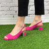Lotus Evelyn Fuchsia Slingback Court Shoe