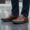 Rieker 03354-26 Mid Brown Wide Fit Slip-on Casual Shoe | newshoes.ie