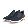 Rieker B3354-14 Navy & Tan Wider Fit Sneaker | newshoes.ie