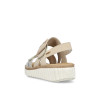 Rieker 69260-60 Beige & Light Gold Sandal | newshoes.ie