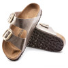 Birkenstock Arizona Big Buckle Birko-Flor Graceful Taupe 1020882 Double Strap Women's Sandal