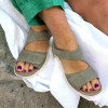 Gabor Rolling Soft 86.815.11 Sage Trekking Sandal | newshoes.ie