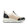 Remonte D0T08-60 Beige Wide Fit Casual Shoe newshoes.ie