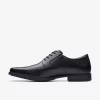 Clarks Howard Over 26174925 Black Leather Men's Formal Shoe | newshoes.ie