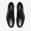 Clarks Howard Over 26174925 Black Leather Men's Formal Shoe | newshoes.ie