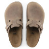 Birkenstock Boston Natural Leather Oiled Tabacco Brown 0960813 Men's Clog | newshoes.ie