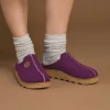 Rohde Foggia 6120-59 Clog EASYS N°35 Purple Ladies Slipper | newshoes.ie