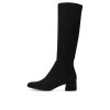 Marco Tozzi 25524-43 Black Knee High Suede Boot | newshoes.ie