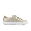 Rieker L5903-62 Beige Leather Sneaker | newshoes.ie
