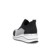 Remonte D0T08-03 Black & Grey Wide Fit Casual Shoe | newshoes.ie