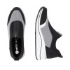 Remonte D0T08-03 Black & Grey Wide Fit Casual Shoe | newshoes.ie