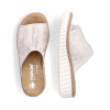 Rieker 69288-60 Metallic Wedge Mule | newshoes.ie