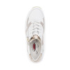 Gabor Rolling Soft 66.958.52 White & Beige Low Wedge Sneaker | newshoes.ie
