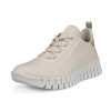 Ecco Gruuv W 218203-60720 Beige Ladies Dual Fit Leather Sneaker | newshoes.ie