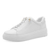 Marco Tozzi 2-23724-44 100 All White Wedge Sneaker | newshoes.ie